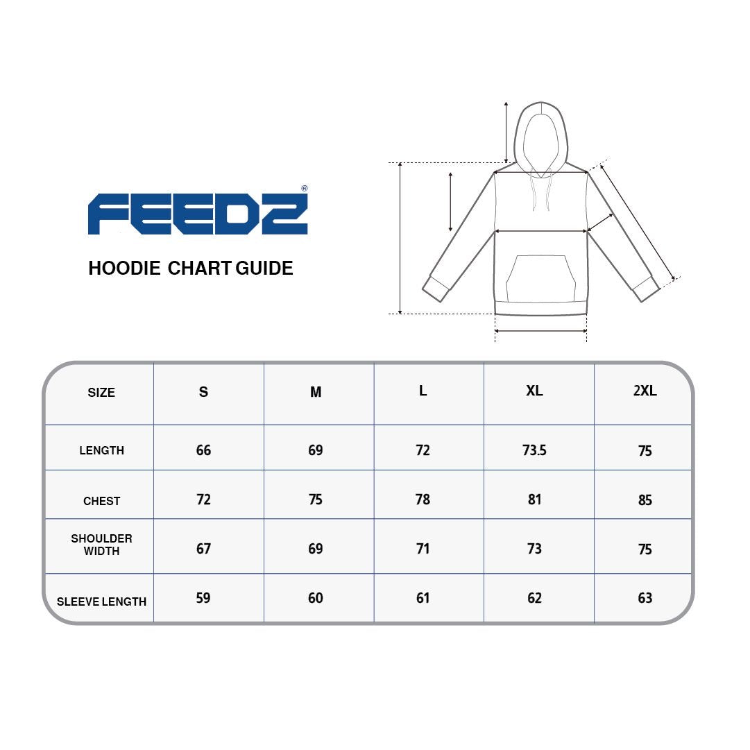 NoFear Hoodie - Light Grey Feedz