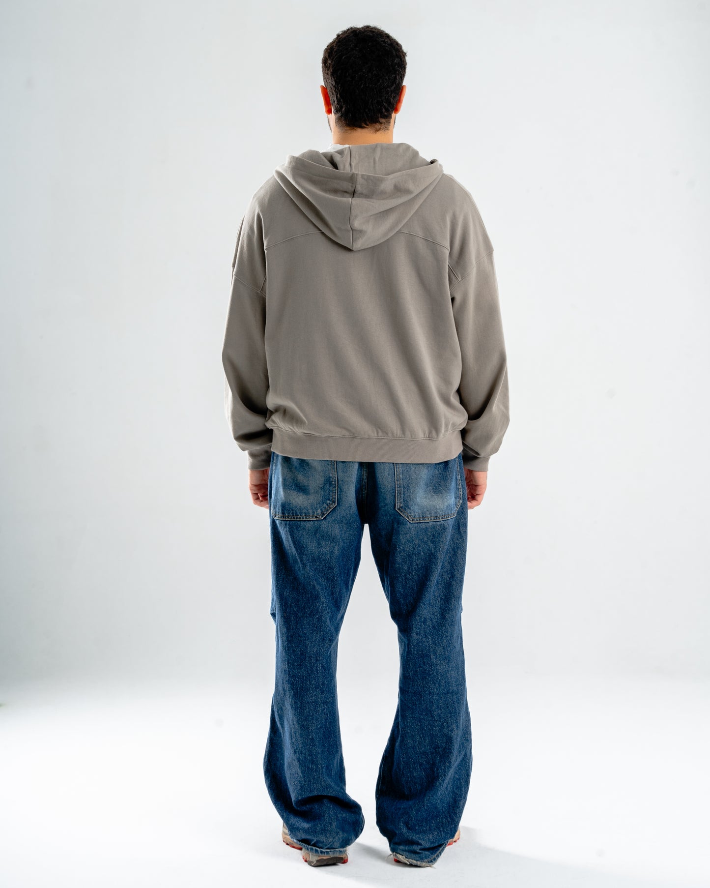 PURE ZIPPER - OLIVE GREEN