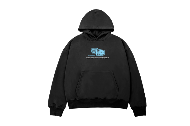 Influence Hoodie - Black Feedz