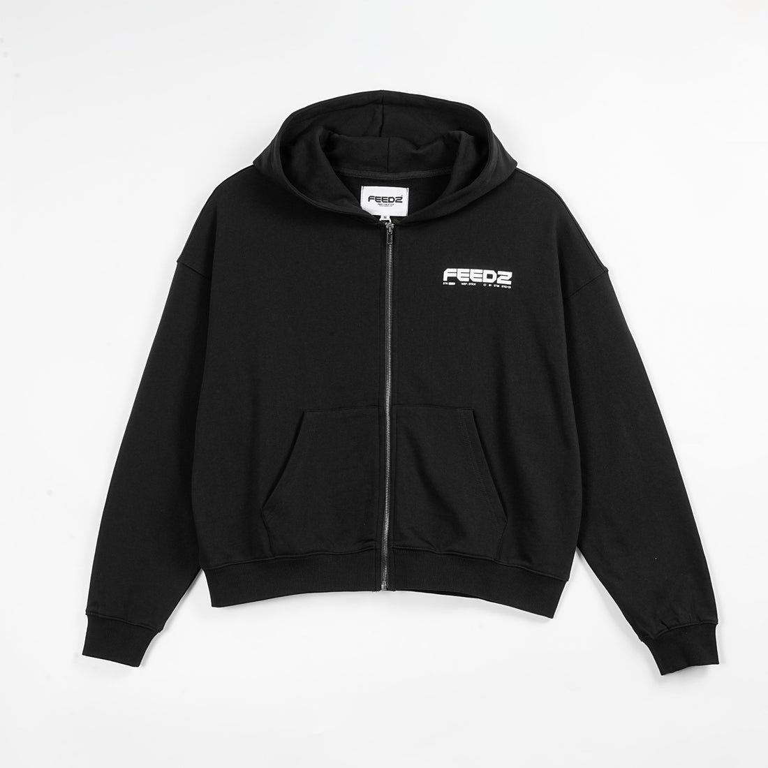 PURE ZIPPER - BLACK Feedz