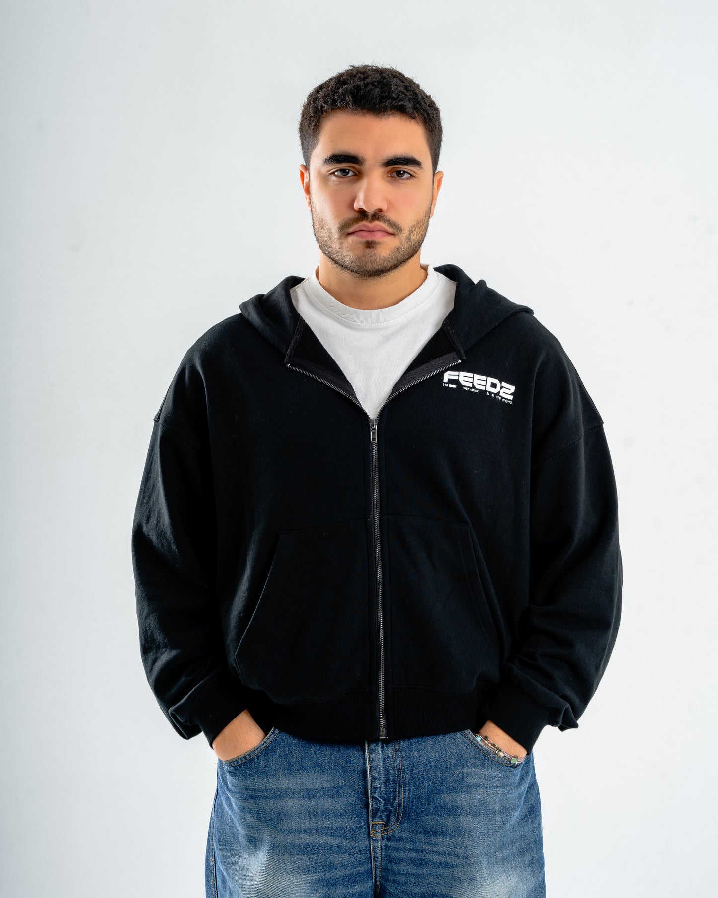 PURE ZIPPER - BLACK
