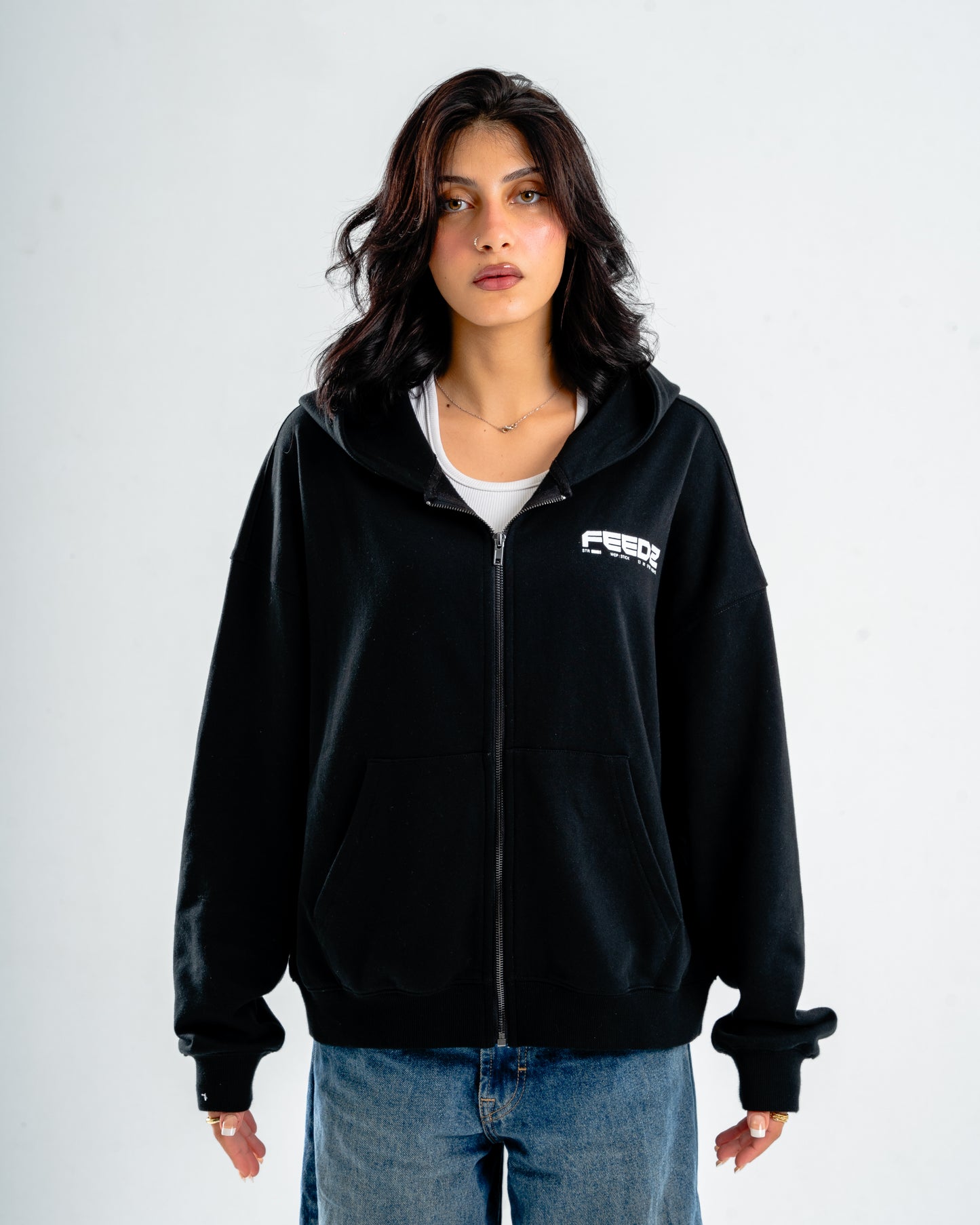 PURE ZIPPER - BLACK