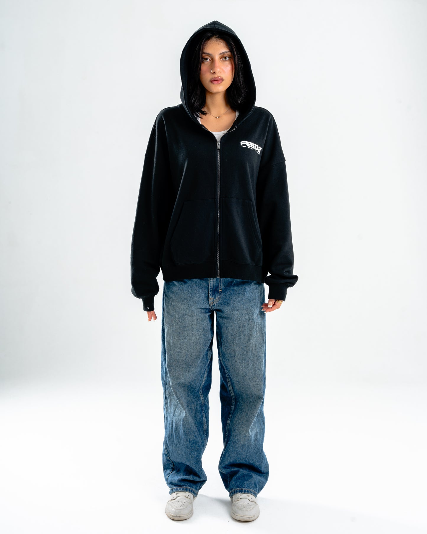 PURE ZIPPER - BLACK