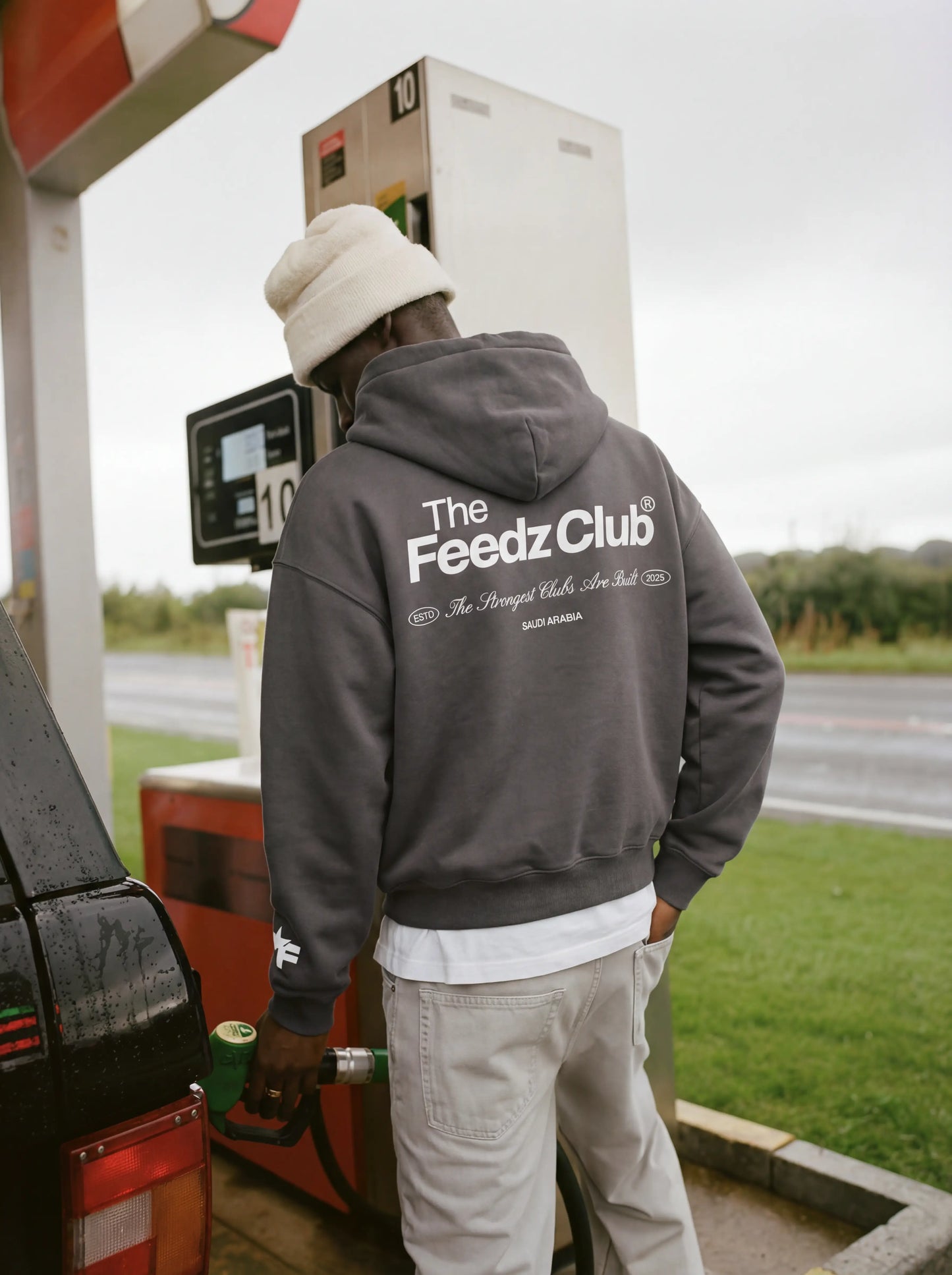 Feedz Club Charcoal Hoodie - Unisex