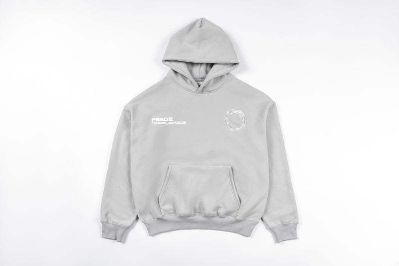NoFear Hoodie - Light Grey Feedz